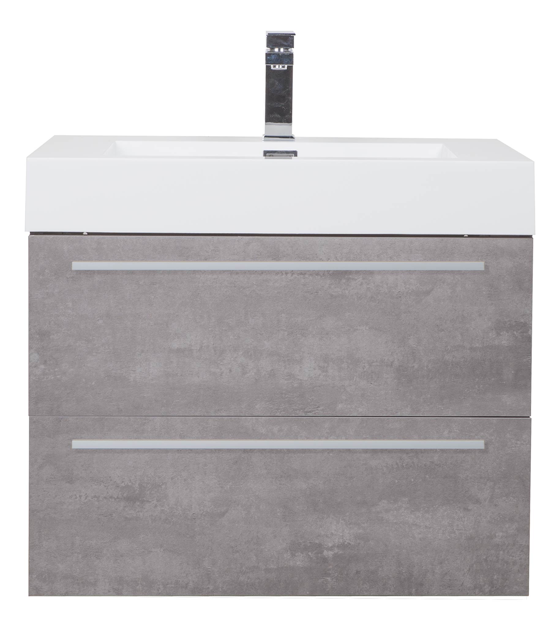 Buy 27 Inch Wall Mounted Bathroom Vanity, Cement Grey on Conceptbaths.com