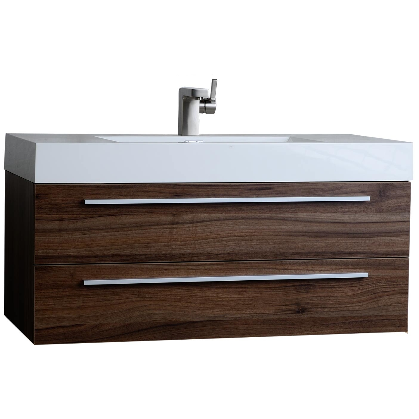 Buy 3925 Inch Contemporary Bathroom Vanity Walnut Tn T1000 Wn On Conceptbathscom