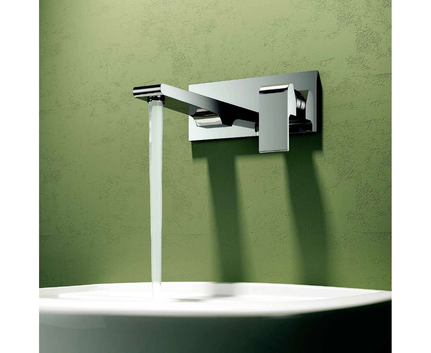 8 spread wall mount bathroom sink faucet