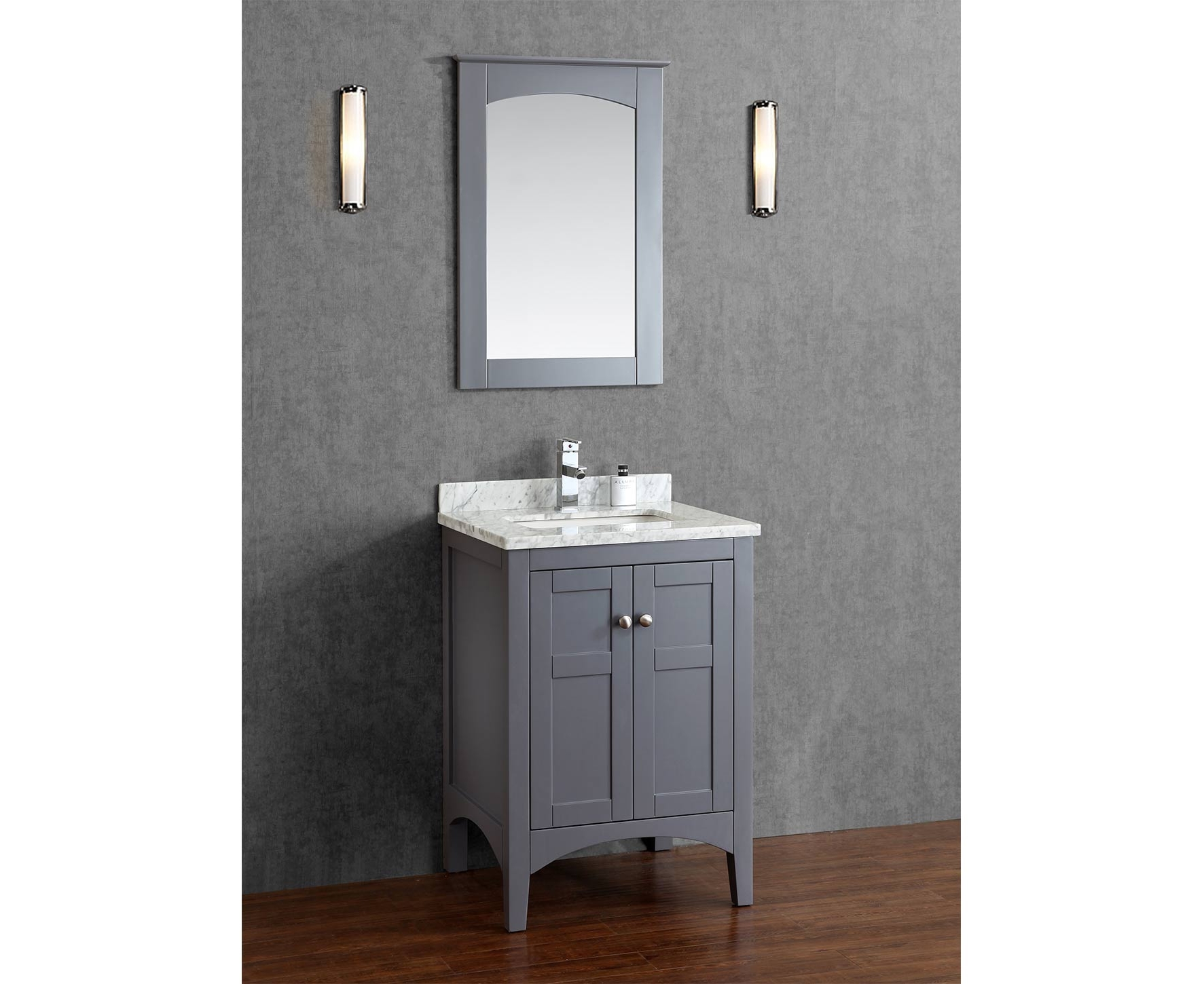 24 Inch Solid Wood Bathroom Vanity