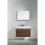 27"  Wall Mounted Single Bathroom Vanity, Rosewood TN-T690-RW27"  Wall Mounted Single Bathroom Vanity, Rosewood TN-T690-RW