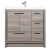 CBI Enna 36  Inch Modern Bathroom Vanity Maple Grey, TN-LA900R-MPG