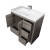 CBI Enna 36  Inch Modern Bathroom Vanity Maple Grey, TN-LA900R-MPG