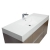 Buy 47.25 Inch  Wall Mount Contemporary Bathroom Vanity  Light Oak RS-R1200-LOK - Conceptbaths.com