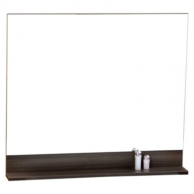 31.25 in. W x 31.25 in. H Wall Mirror in Grey Oak TN-TM800-M-GO