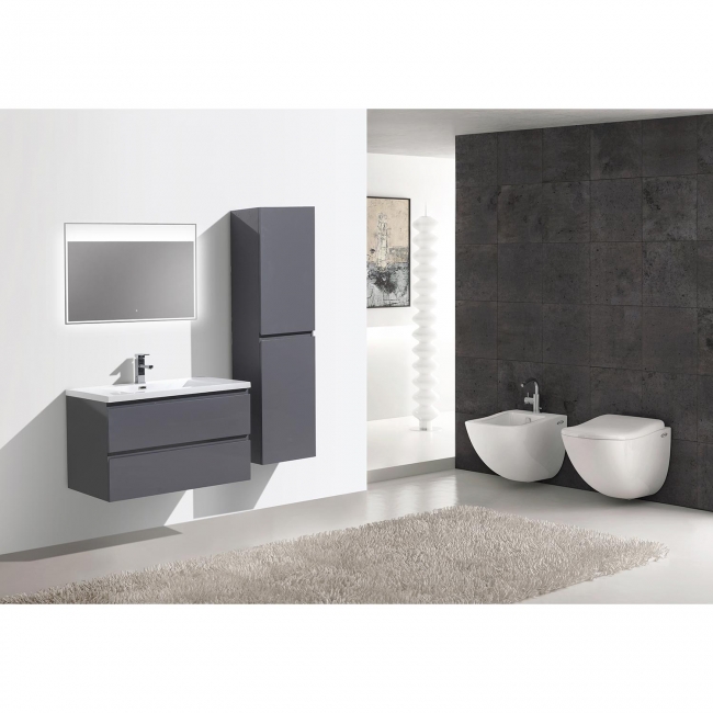 Buy Angela 35.4 Inch Wall-Mount Bathroom Vanity in Rosewood TN-AG900-1-HGIG  - Conceptbaths.com Free Shipping