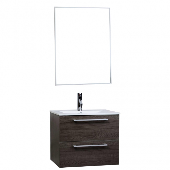 Caen 23.5" Single Bathroom Vanity Set in Oak RS-DM600-OAK